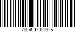 Código de barras (EAN, GTIN, SKU, ISBN): '7804907933675'
