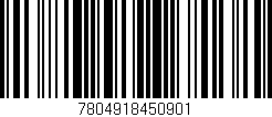 Código de barras (EAN, GTIN, SKU, ISBN): '7804918450901'