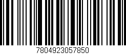 Código de barras (EAN, GTIN, SKU, ISBN): '7804923057850'