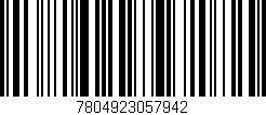 Código de barras (EAN, GTIN, SKU, ISBN): '7804923057942'