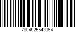 Código de barras (EAN, GTIN, SKU, ISBN): '7804925543054'