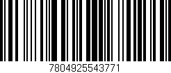 Código de barras (EAN, GTIN, SKU, ISBN): '7804925543771'