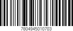 Código de barras (EAN, GTIN, SKU, ISBN): '7804945010703'