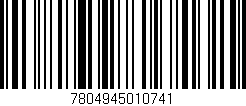 Código de barras (EAN, GTIN, SKU, ISBN): '7804945010741'