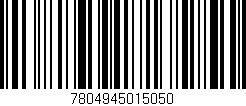 Código de barras (EAN, GTIN, SKU, ISBN): '7804945015050'