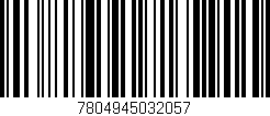 Código de barras (EAN, GTIN, SKU, ISBN): '7804945032057'