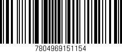 Código de barras (EAN, GTIN, SKU, ISBN): '7804969151154'