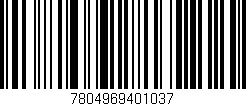 Código de barras (EAN, GTIN, SKU, ISBN): '7804969401037'
