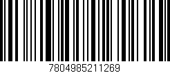 Código de barras (EAN, GTIN, SKU, ISBN): '7804985211269'