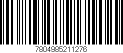 Código de barras (EAN, GTIN, SKU, ISBN): '7804985211276'