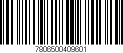 Código de barras (EAN, GTIN, SKU, ISBN): '7806500409601'