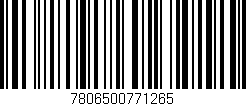 Código de barras (EAN, GTIN, SKU, ISBN): '7806500771265'