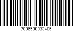 Código de barras (EAN, GTIN, SKU, ISBN): '7806500963486'
