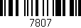 Código de barras (EAN, GTIN, SKU, ISBN): '7807'