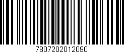 Código de barras (EAN, GTIN, SKU, ISBN): '7807202012090'
