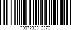 Código de barras (EAN, GTIN, SKU, ISBN): '7807202012373'