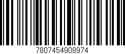 Código de barras (EAN, GTIN, SKU, ISBN): '7807454908974'