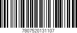 Código de barras (EAN, GTIN, SKU, ISBN): '7807520131107'