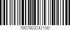 Código de barras (EAN, GTIN, SKU, ISBN): '7807803242100'