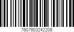 Código de barras (EAN, GTIN, SKU, ISBN): '7807803242209'
