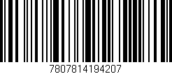 Código de barras (EAN, GTIN, SKU, ISBN): '7807814194207'