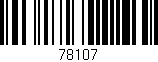 Código de barras (EAN, GTIN, SKU, ISBN): '78107'