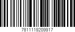 Código de barras (EAN, GTIN, SKU, ISBN): '7811119209917'