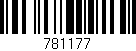 Código de barras (EAN, GTIN, SKU, ISBN): '781177'