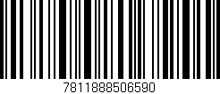 Código de barras (EAN, GTIN, SKU, ISBN): '7811888506590'