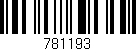 Código de barras (EAN, GTIN, SKU, ISBN): '781193'