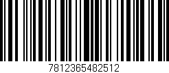 Código de barras (EAN, GTIN, SKU, ISBN): '7812365482512'