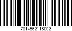 Código de barras (EAN, GTIN, SKU, ISBN): '7814562115002'