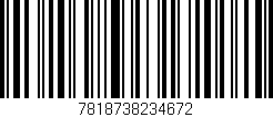 Código de barras (EAN, GTIN, SKU, ISBN): '7818738234672'
