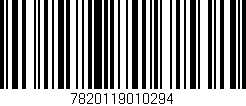 Código de barras (EAN, GTIN, SKU, ISBN): '7820119010294'