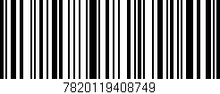 Código de barras (EAN, GTIN, SKU, ISBN): '7820119408749'
