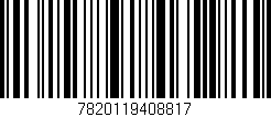 Código de barras (EAN, GTIN, SKU, ISBN): '7820119408817'