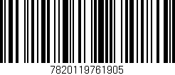 Código de barras (EAN, GTIN, SKU, ISBN): '7820119761905'