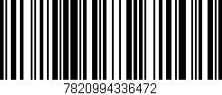 Código de barras (EAN, GTIN, SKU, ISBN): '7820994336472'