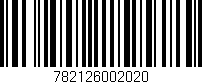 Código de barras (EAN, GTIN, SKU, ISBN): '782126002020'