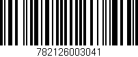Código de barras (EAN, GTIN, SKU, ISBN): '782126003041'