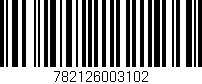 Código de barras (EAN, GTIN, SKU, ISBN): '782126003102'