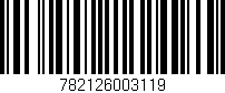 Código de barras (EAN, GTIN, SKU, ISBN): '782126003119'