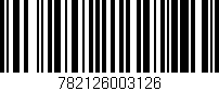 Código de barras (EAN, GTIN, SKU, ISBN): '782126003126'