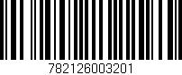Código de barras (EAN, GTIN, SKU, ISBN): '782126003201'