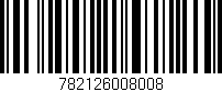Código de barras (EAN, GTIN, SKU, ISBN): '782126008008'