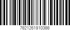 Código de barras (EAN, GTIN, SKU, ISBN): '7821261910388'