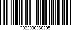 Código de barras (EAN, GTIN, SKU, ISBN): '7822080068205'