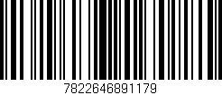Código de barras (EAN, GTIN, SKU, ISBN): '7822646891179'