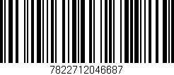 Código de barras (EAN, GTIN, SKU, ISBN): '7822712046687'