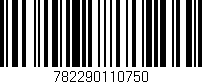 Código de barras (EAN, GTIN, SKU, ISBN): '782290110750'